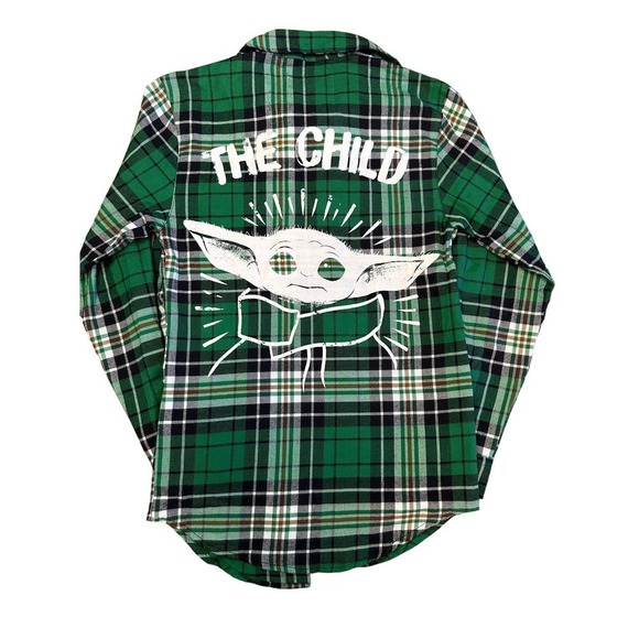 Cakeworthy Star Wars The Child flannel shirt - Picture 4 of 6
